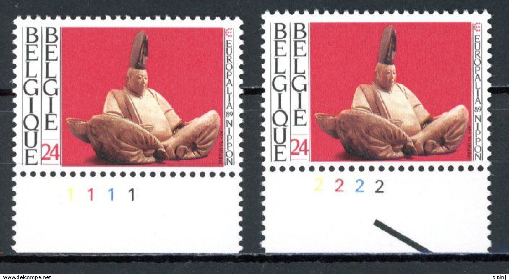 BE  2336  XX   ----  Europalia '89 : Le Japon  --  N° De Planche 1 Et 2 - 1981-1990