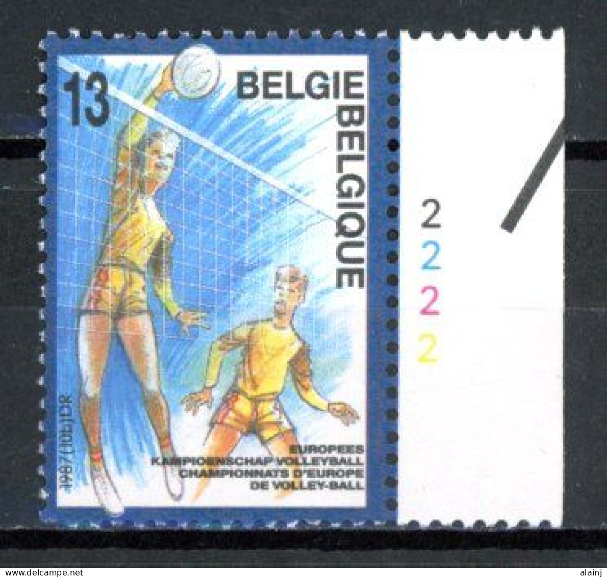 BE  2260 XX   ----  Sports : Volley-ball  --  N° De Planche 2 - 1981-1990