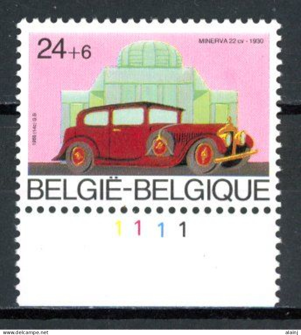 BE  2234  XX   ----   Solidarité : Anciennes Voitures Belges  --  N° De Planche  1 - 1981-1990