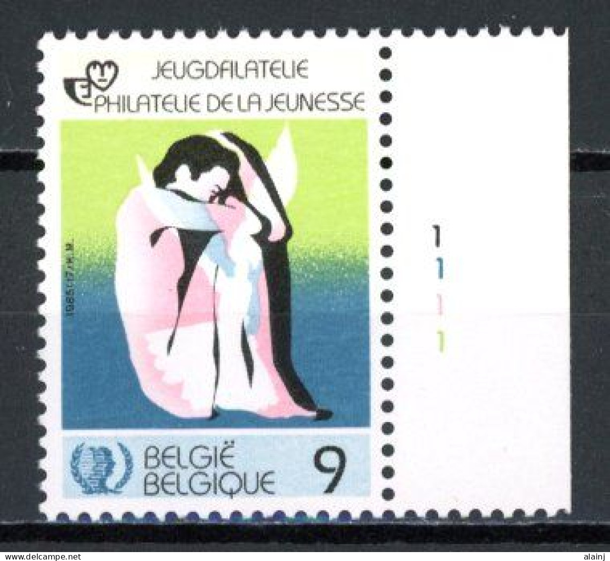 BE  2192  XX   ----   Philatélie De La Jeunesse  --  N° De Planche 1 - 1981-1990