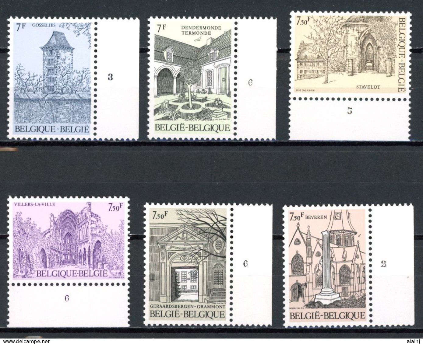 BE  2054 - 2059  XX   ----  Pour Le Tourisme  --  Bel état - 1981-1990