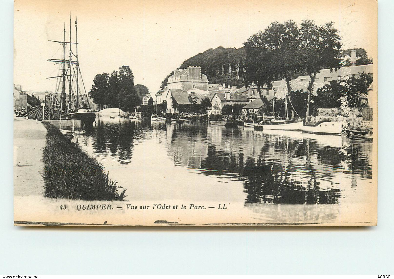 QUIMPER  Vue Sur L'Odet Et Le Parc  RR 1227 - Quimper