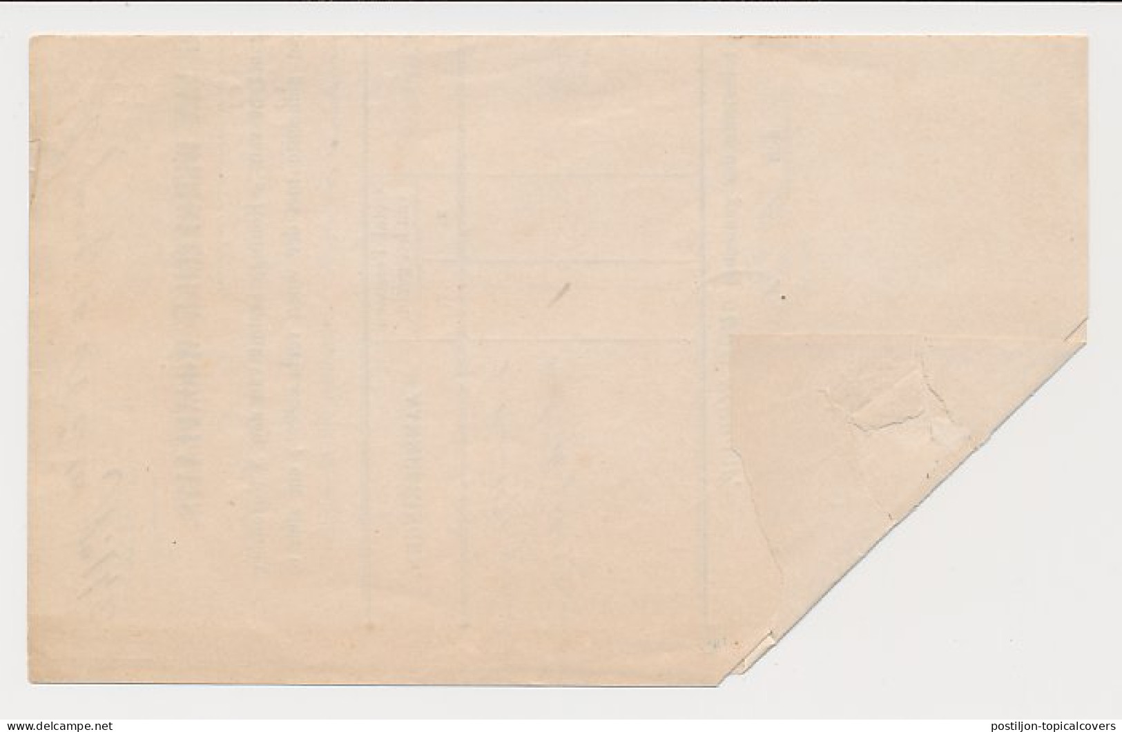 Oude Niedorp - Trein Takjestempel Haarlem - Helder 1870 - Lettres & Documents