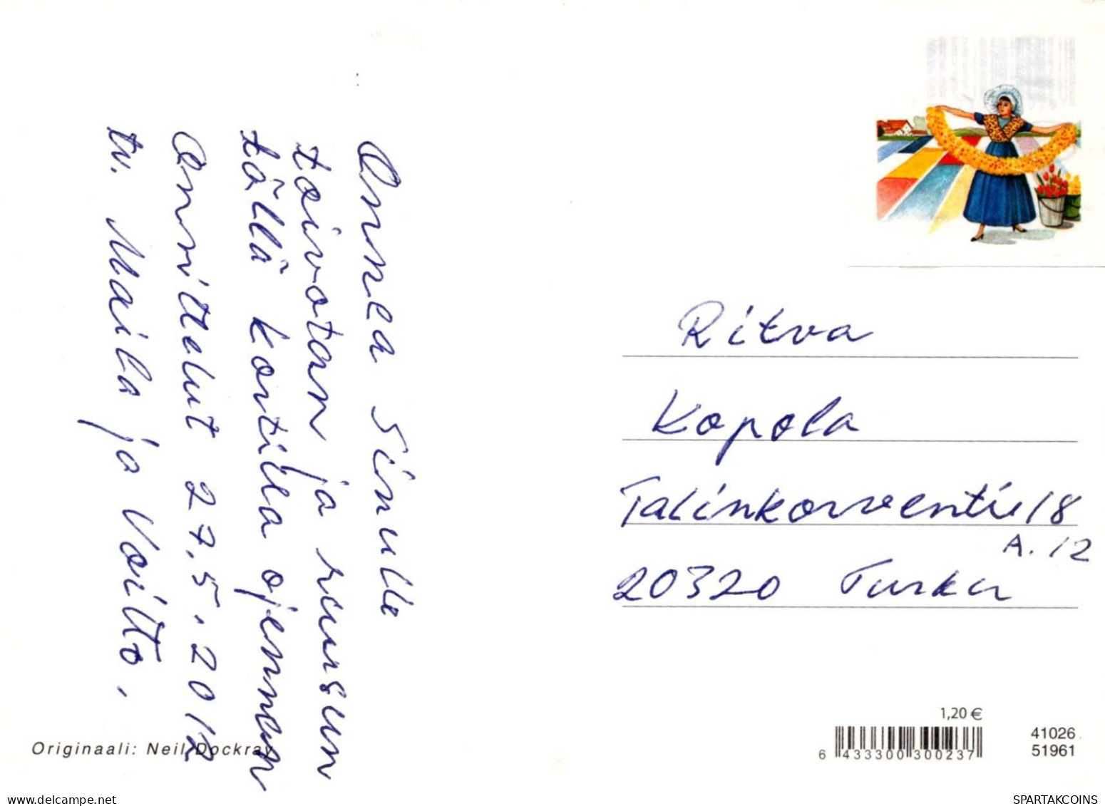 FLORES Vintage Tarjeta Postal CPSM #PBZ727.ES - Fleurs