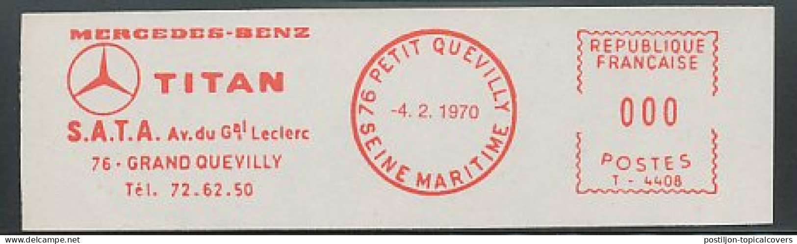 Test Meter Strip France 1970 Car - Mercedes Benz - Auto's