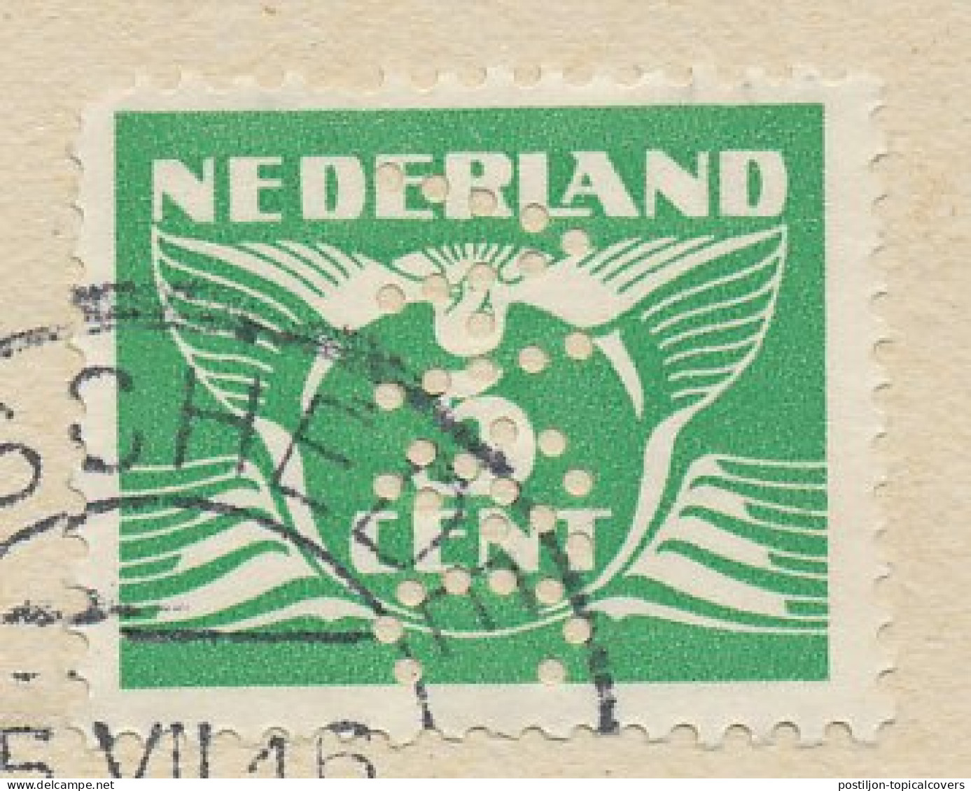 Perfin Verhoeven 784 - VH&C - Enschede 1943 - Unclassified