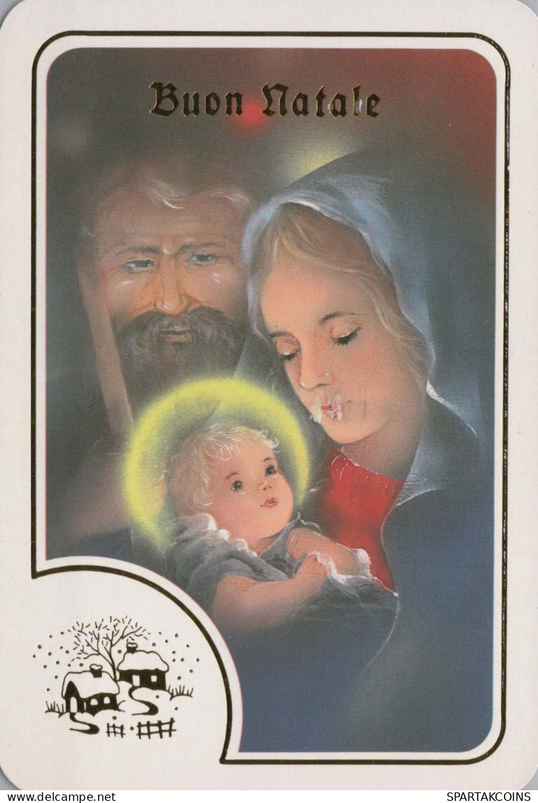 Virgen María Virgen Niño JESÚS Religión Vintage Tarjeta Postal CPSM #PBQ169.ES - Jungfräuliche Marie Und Madona