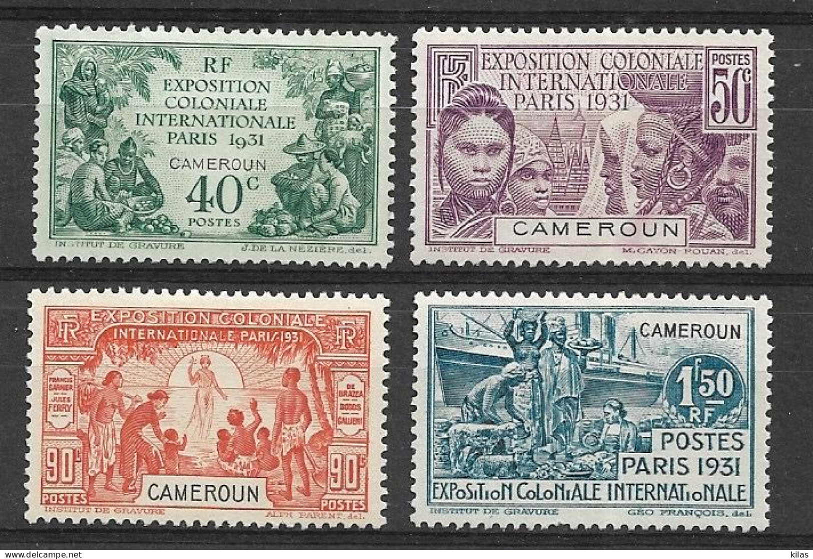 CAMEROON 1931 Exposition Coloniale De Paris MNH - 1931 Exposition Coloniale De Paris