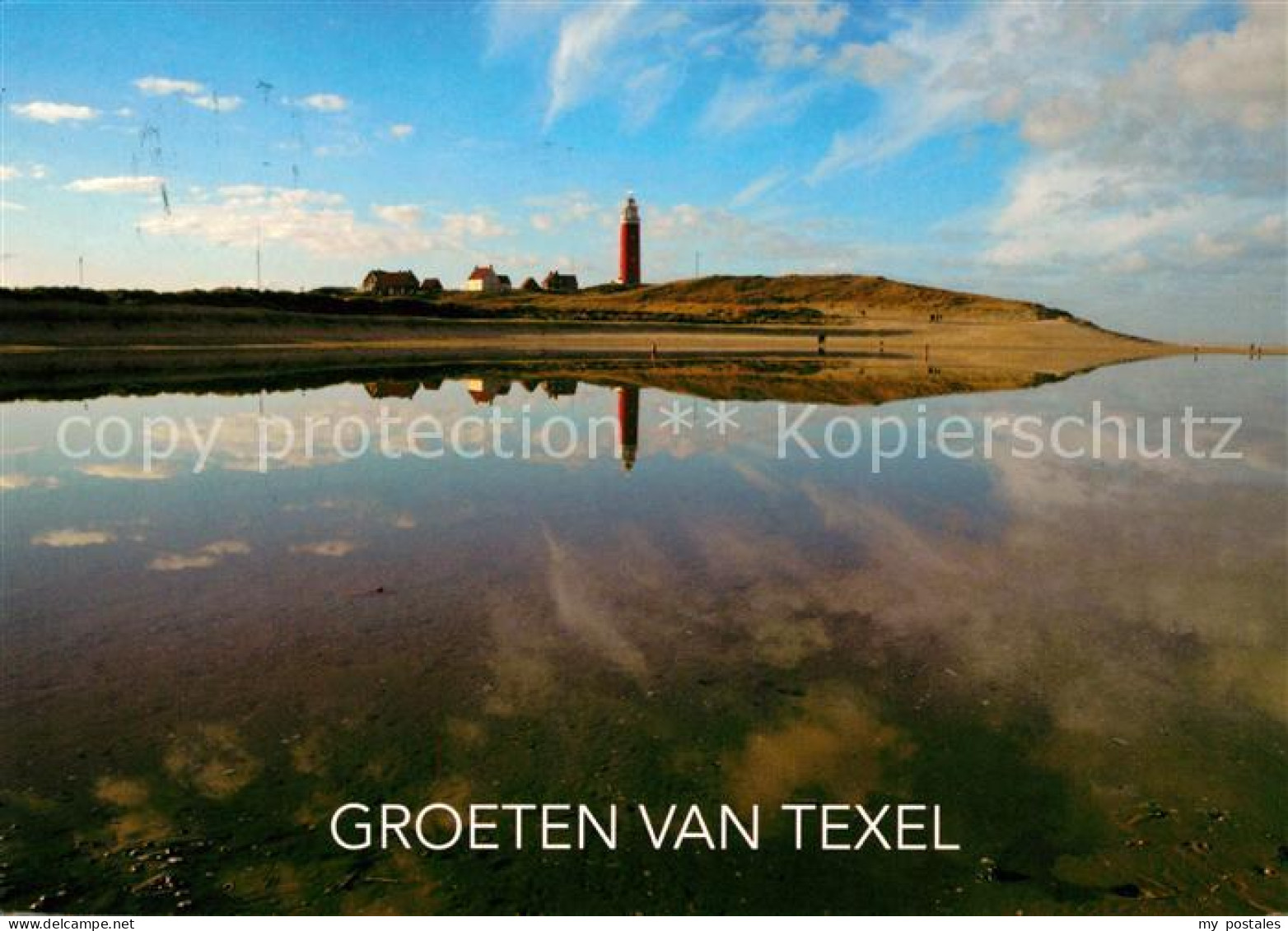 73020598 Texel Leuchtturm Fliegeraufnahme  - Andere & Zonder Classificatie