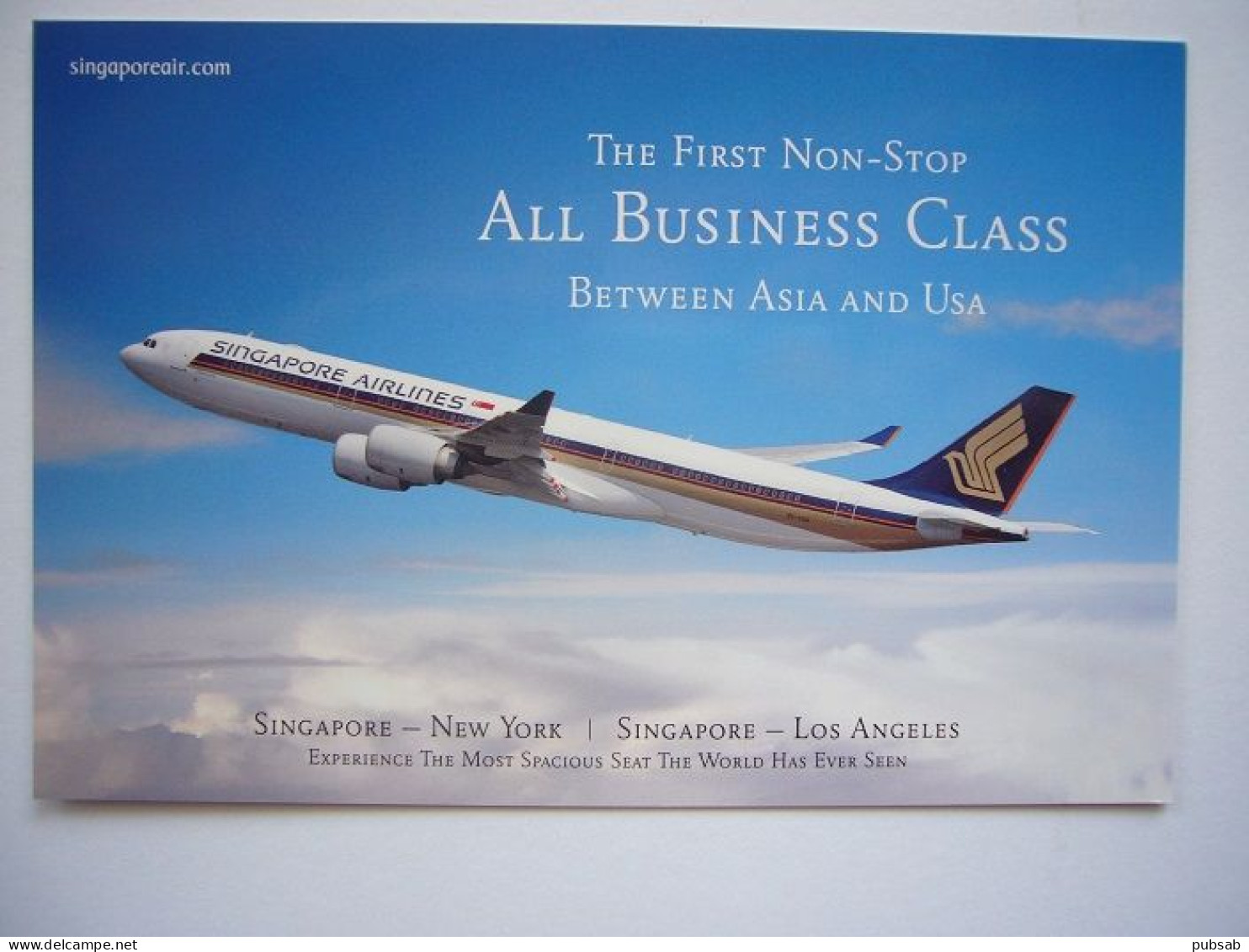 Avion / Airplane / SINGAPORE AIRLINES / Boeing 777-300ER / All Business Class / Airline Issue - 1946-....: Era Moderna