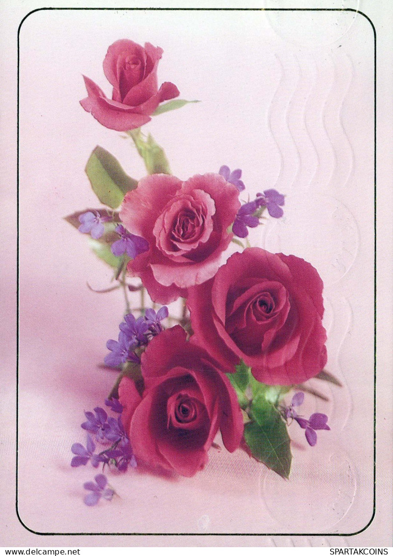 FLORES Vintage Tarjeta Postal CPSM #PAS560.ES - Fleurs