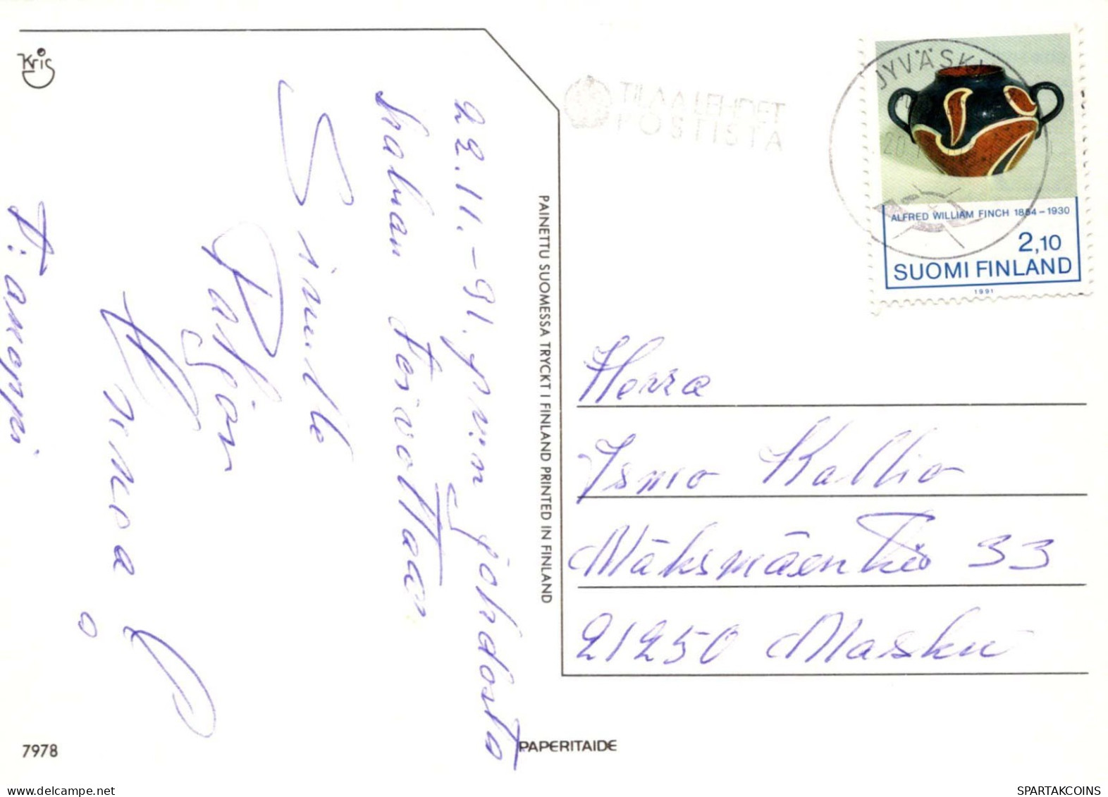 FLORES Vintage Tarjeta Postal CPSM #PAS139.ES - Blumen