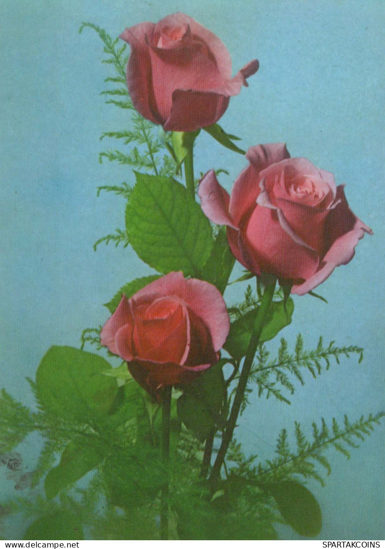 FLORES Vintage Tarjeta Postal CPSM #PAR958.ES - Fiori