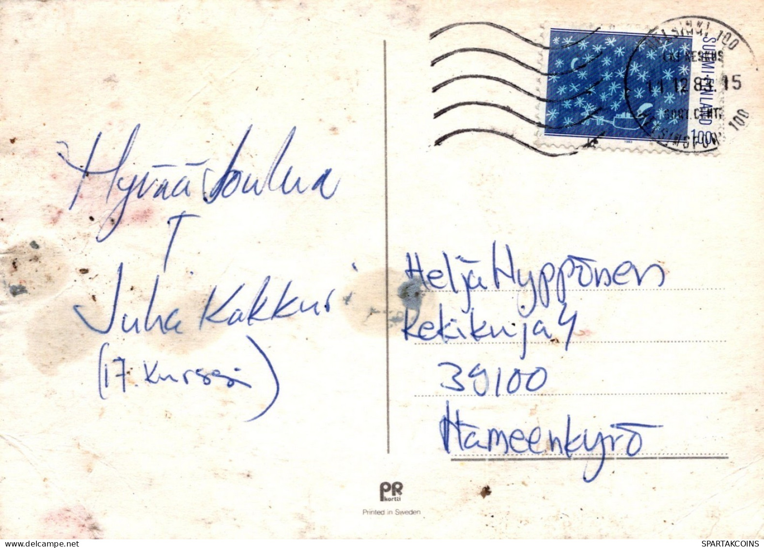 PÁJARO Animales Vintage Tarjeta Postal CPSM #PAM974.ES - Vögel
