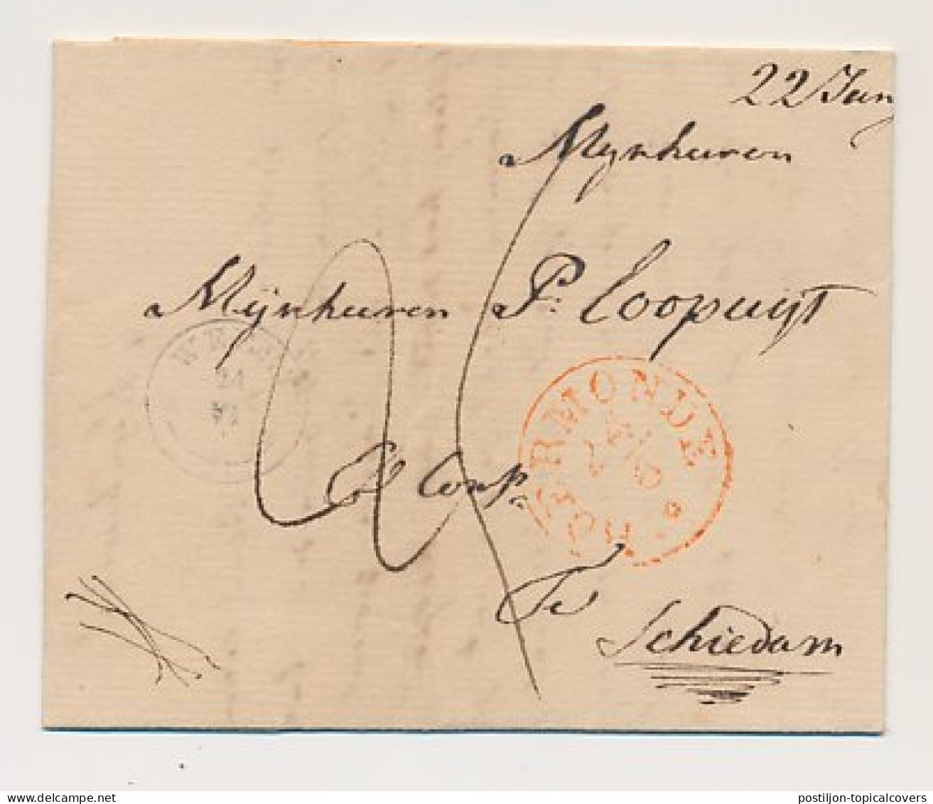 Weert - Roermond - Schiedam 1843 - ...-1852 Préphilatélie