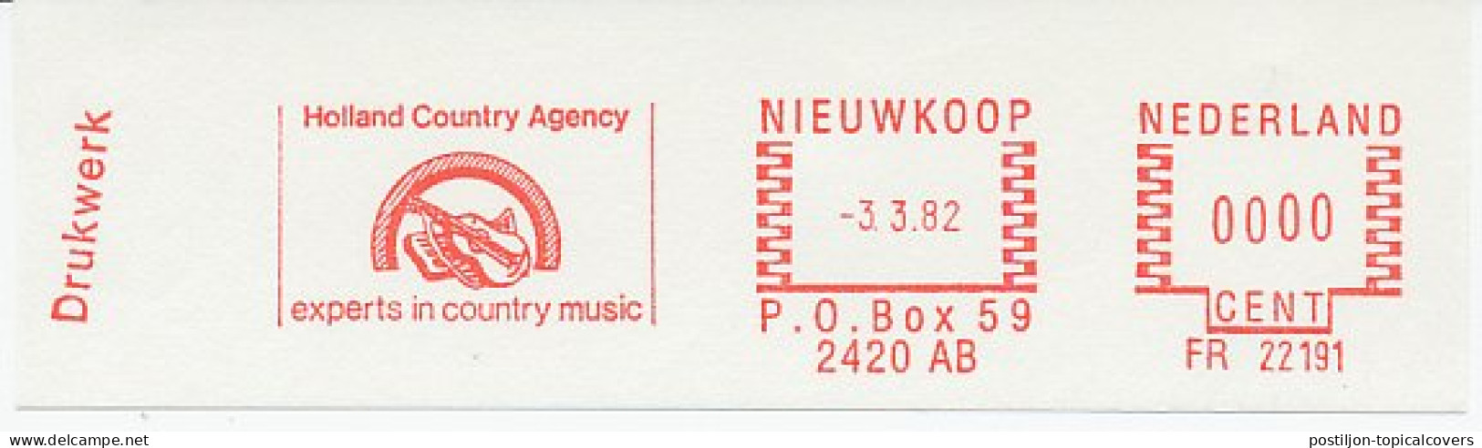 Meter Cut Netherlands 1982 Country Music - Guitar - Musique