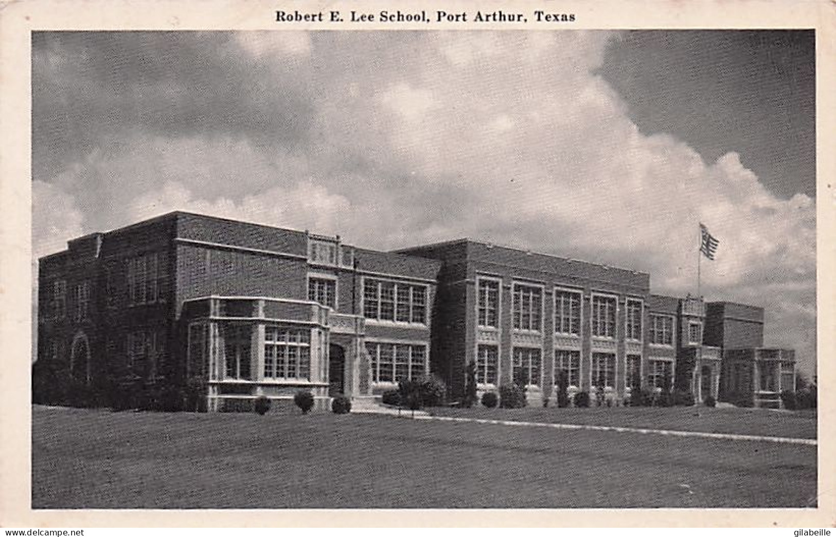 Texas - Port Arthur - Robert E . Lee School - 1946 - Autres & Non Classés