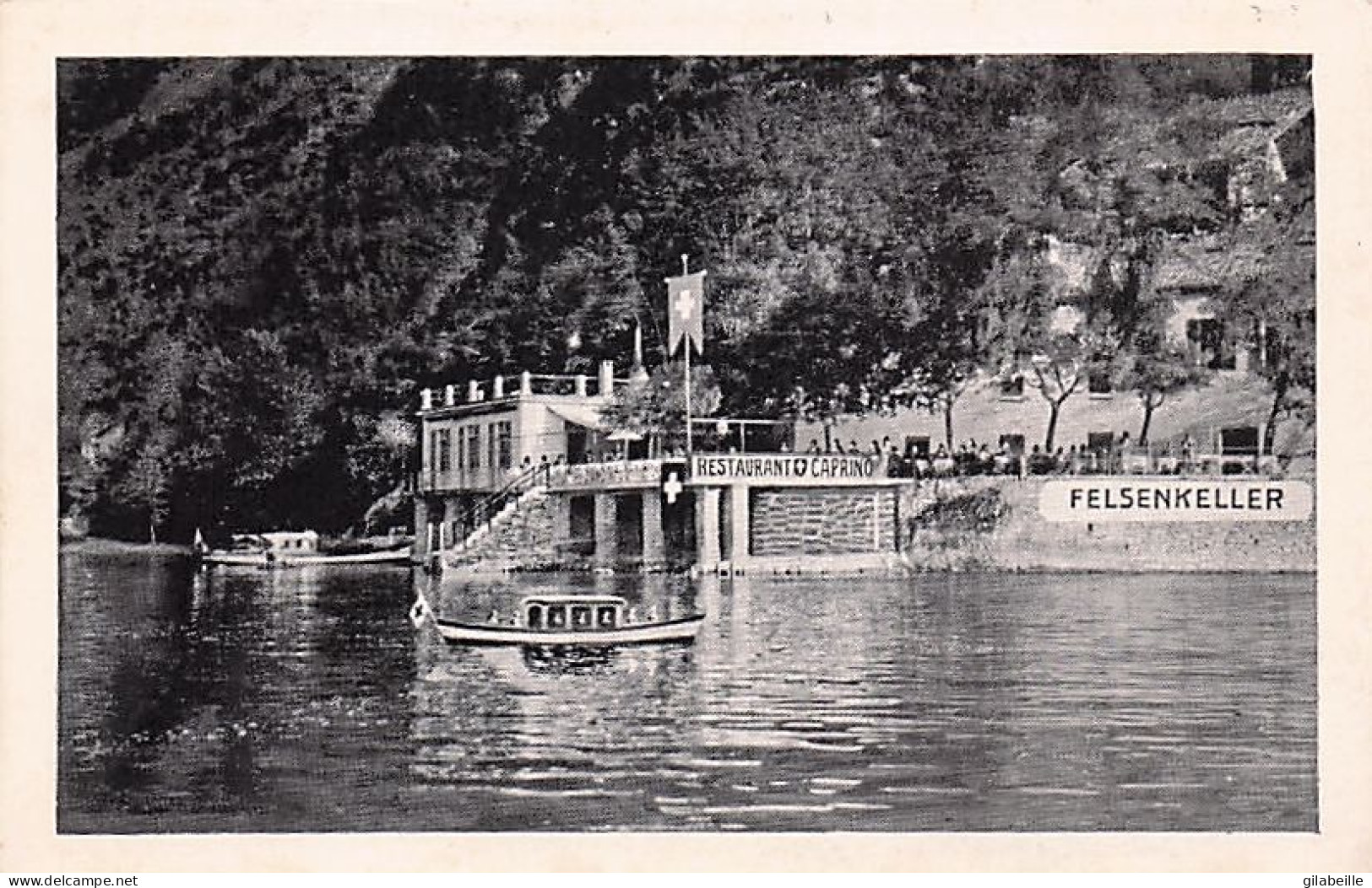 Tessin - LUGANO - FELSENKELLER - Restaurant " Caprino  " - Sonstige & Ohne Zuordnung