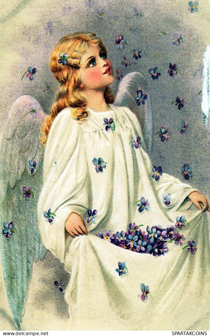 ÁNGEL NAVIDAD Vintage Tarjeta Postal CPSMPF #PAG737.ES - Angeli