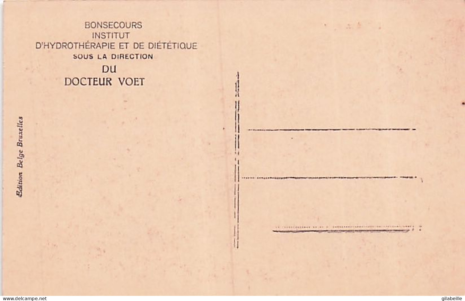 Bonsecours (Belgique) - Institut D'Hydrothérapie Et De Diététique Du Docteur Voet - Salle A Manger - Péruwelz