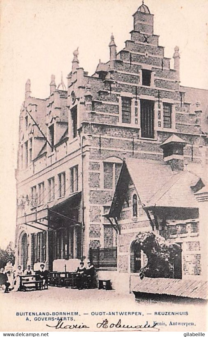 BORNEM -  BORNHEM - BUITENLAND - Oudt Antwerpen - Reuzenhuis A.Govers Aerts - 1904 - Bornem