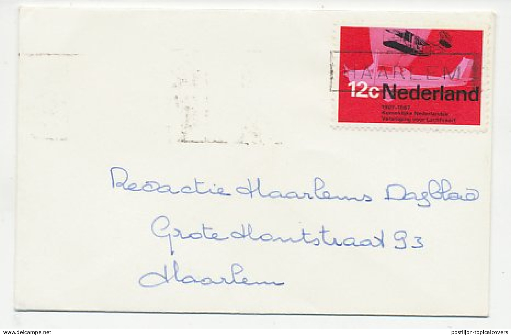 Em. Luchtvaart 1968 - Nieuwjaarsstempel Haarlem - Unclassified