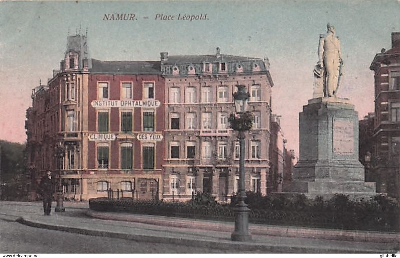 NAMUR - Place Leopold - Institut Ophtalmique - Clinique Des Yeux - 1921 - Namen