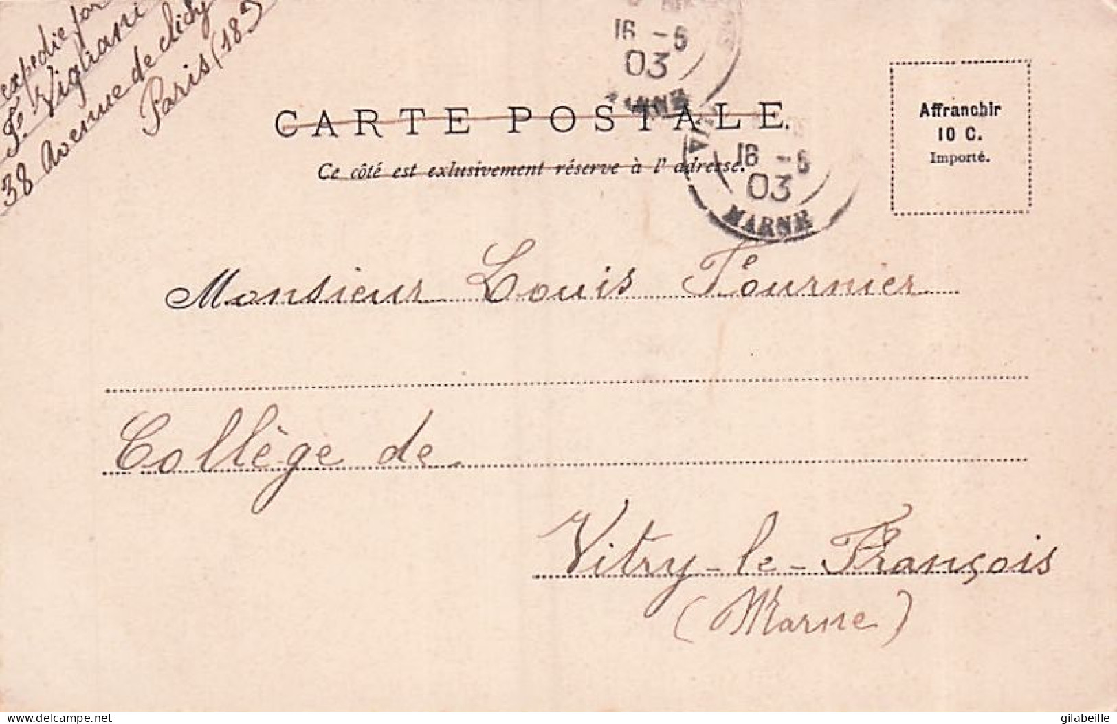 75 - PARIS 01- Le Ministere Des Colonies - 1903 - Distretto: 01