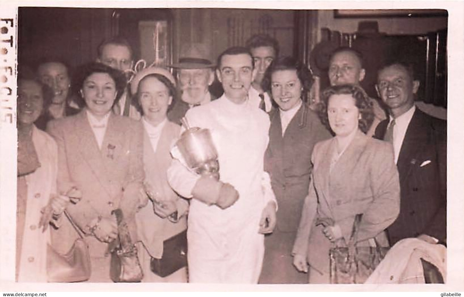 Sports - Escrime - Carte Photo -  GAND - Nestor De Poorter Vainqueur Du Doyenne De La Rue Neuve St Jacques  - Fencing