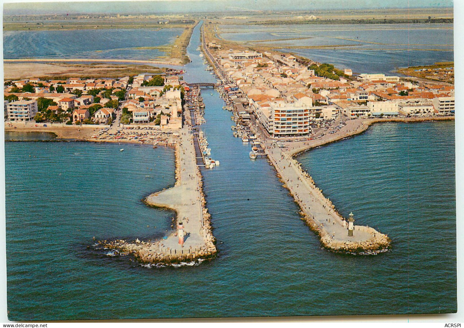 LE GRAU DU ROI Vue Aerienne Du Canal  RR 1278 - Le Grau-du-Roi