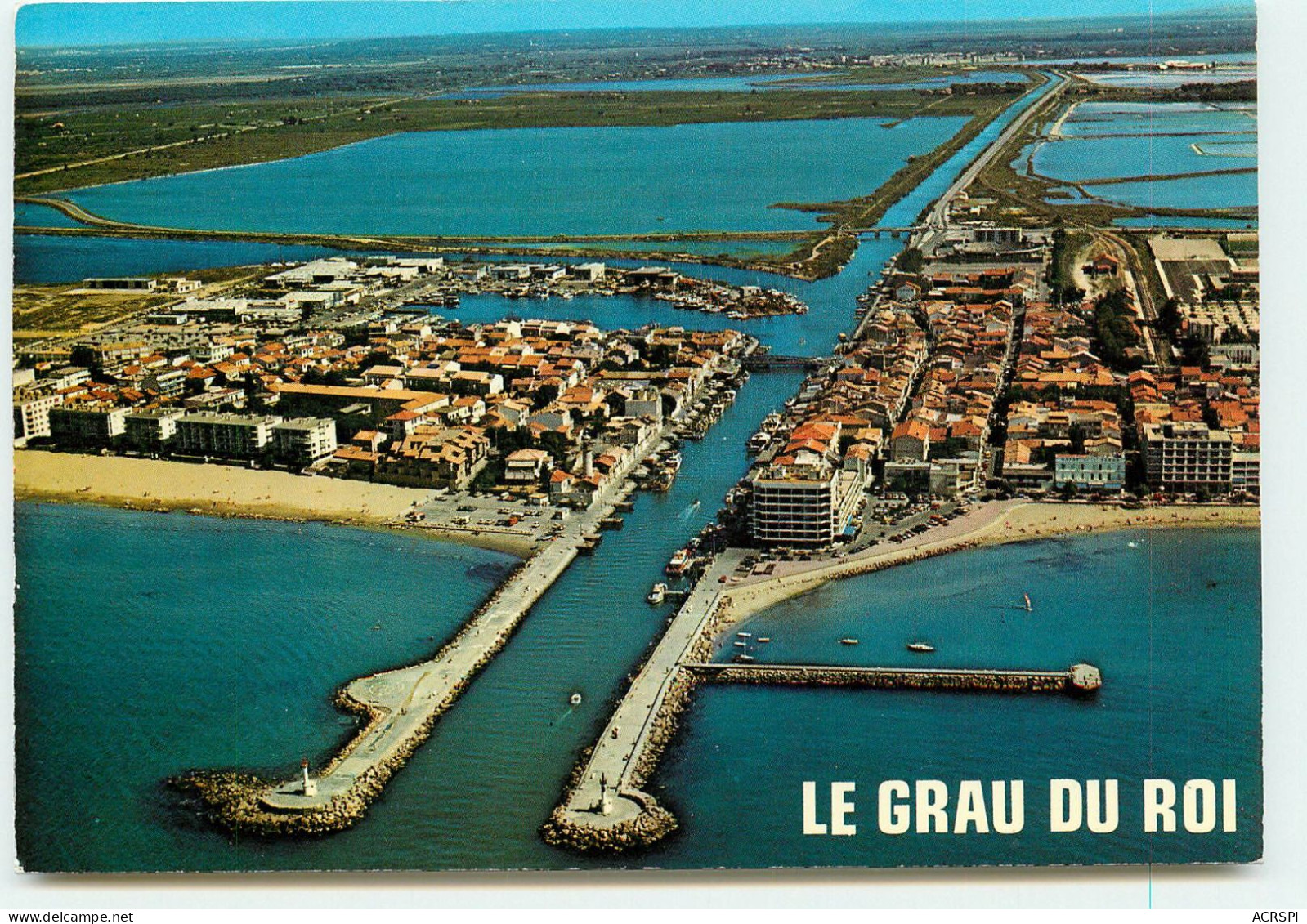 LE GRAU DU ROI Vue Aerienne Du Canal  RR 1278 - Le Grau-du-Roi