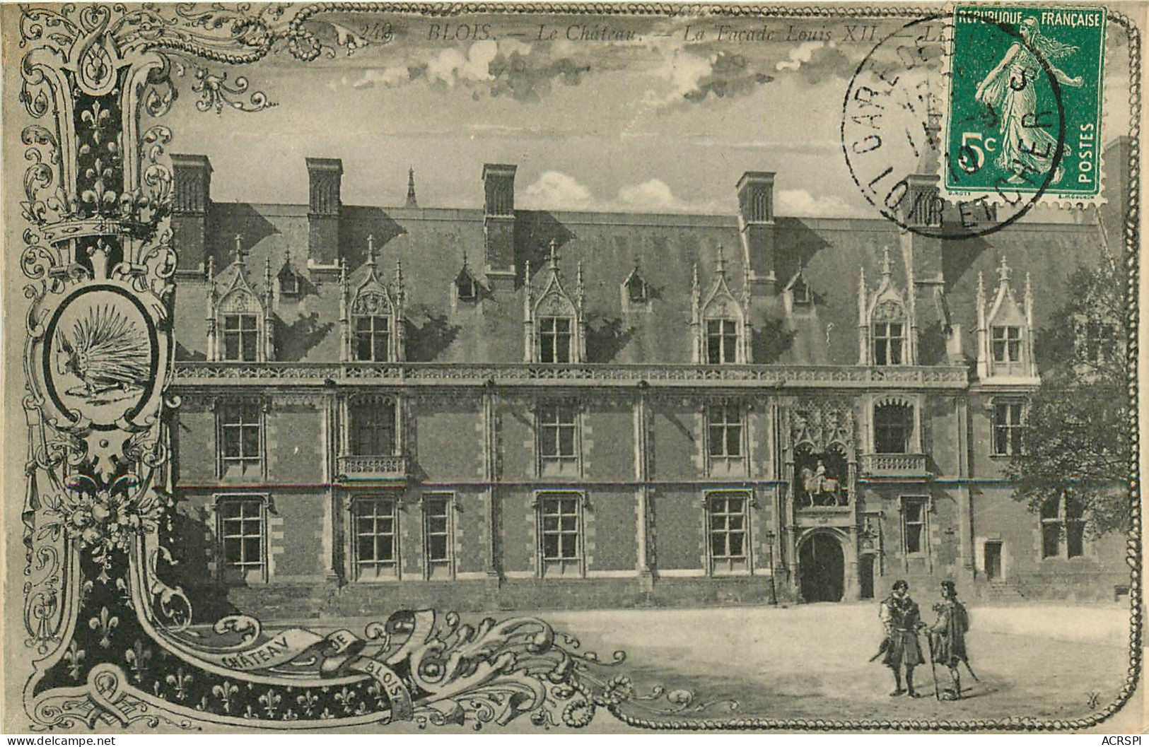 BLOIS  Dessin De La Facade 21 (scan Recto-verso) RR 1277 Bis - Blois