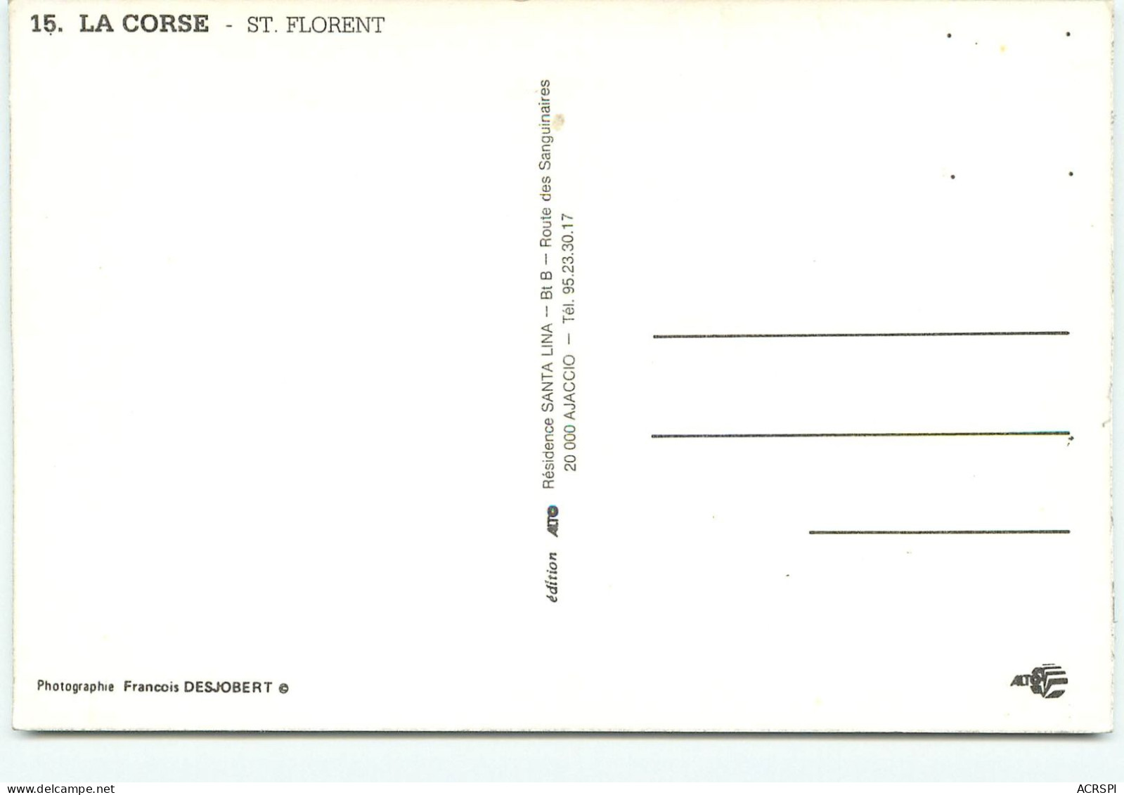 SAINT FLORENT Vue Générale  RR 1277 - Autres & Non Classés