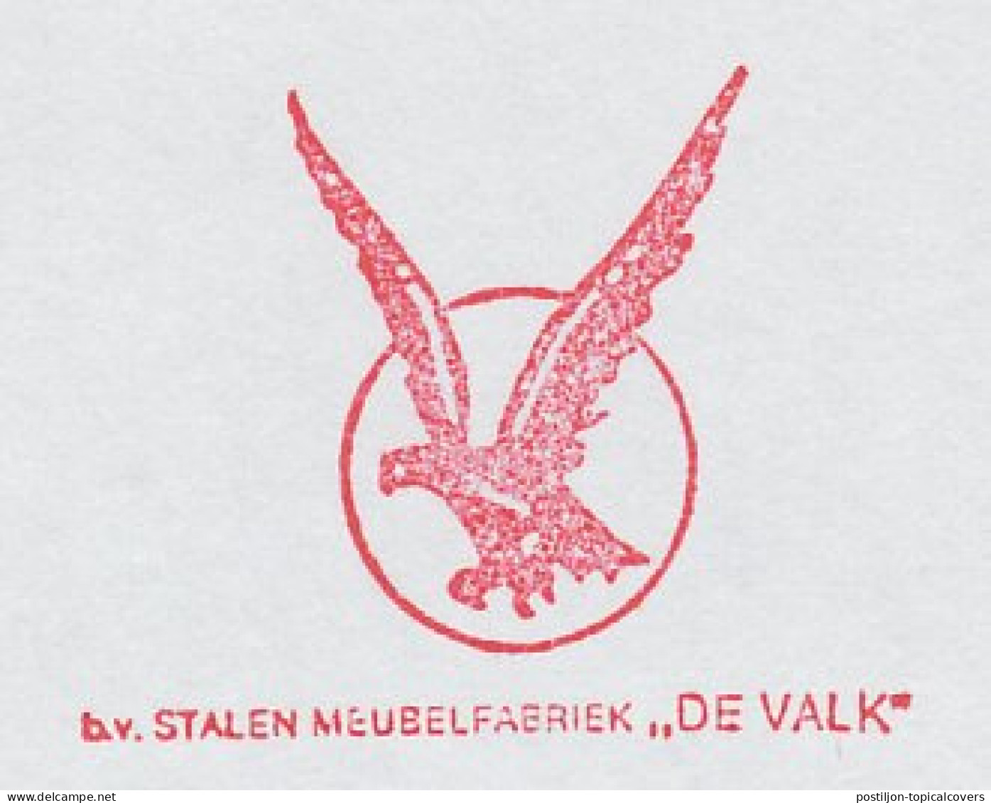 Meter Cut Netherlands 1995 Bird Of Prey - Falcon - Other & Unclassified