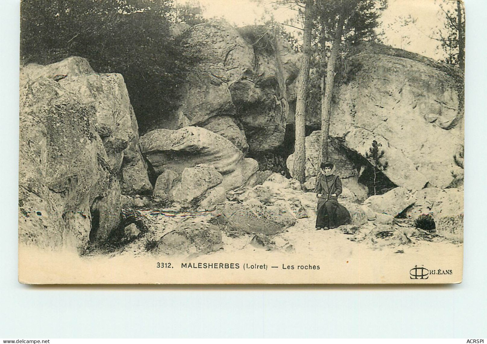 MALESHERBES  Les Roches Carte 3312 Edition LL RR 1274 - Malesherbes