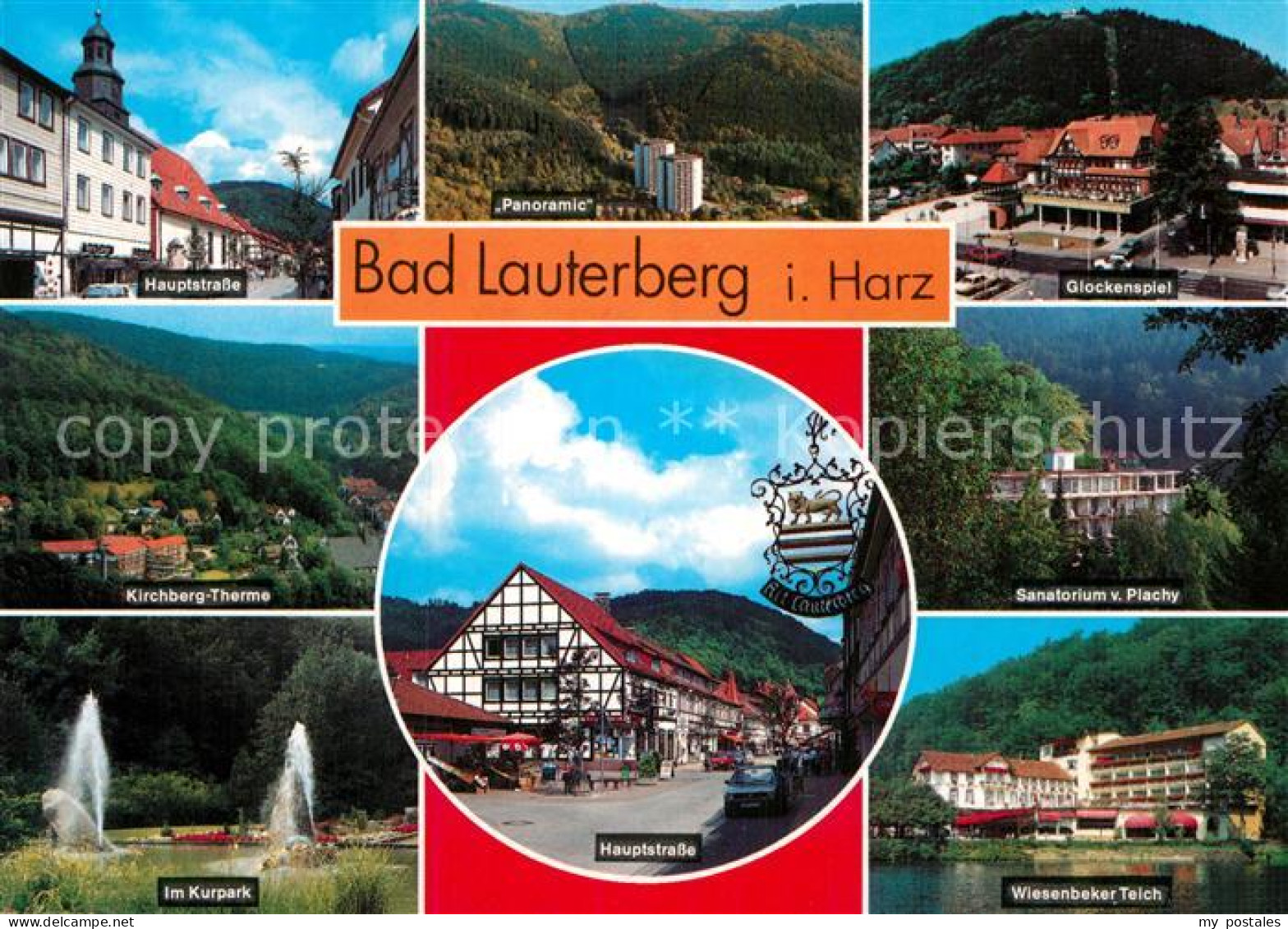 73020263 Bad Lauterberg Hauptstrase Glockenspiel Sanatorium Plachy  Bad Lauterbe - Bad Lauterberg