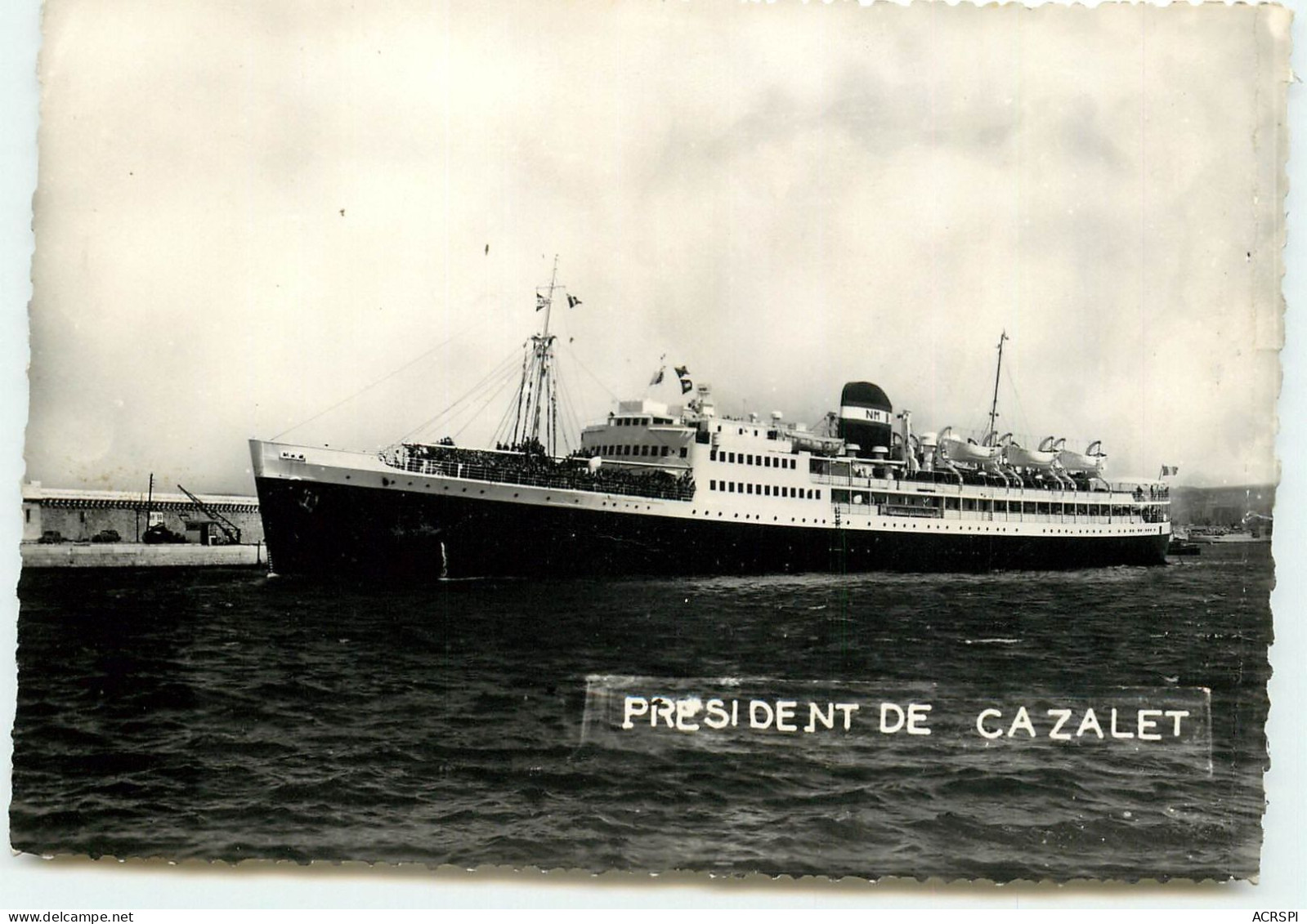 PRESIDENT DE CAZALET RR 1265 - Steamers