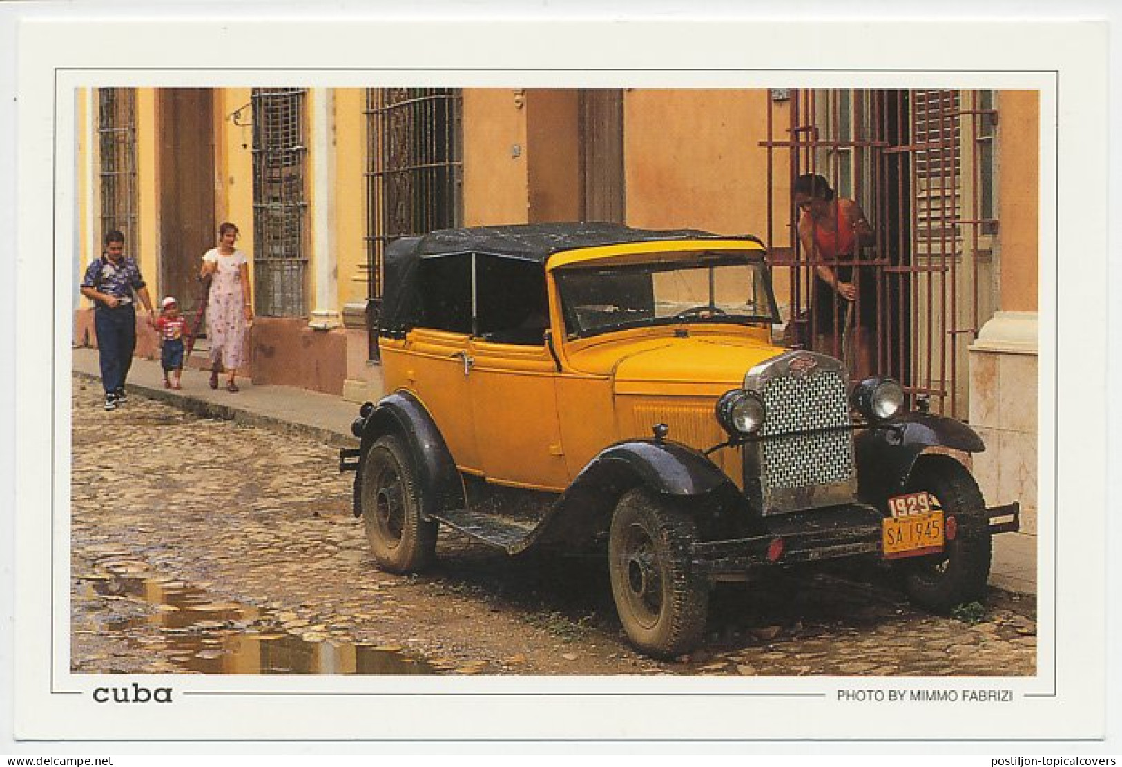 Postal Stationery Cuba Car  - Voitures