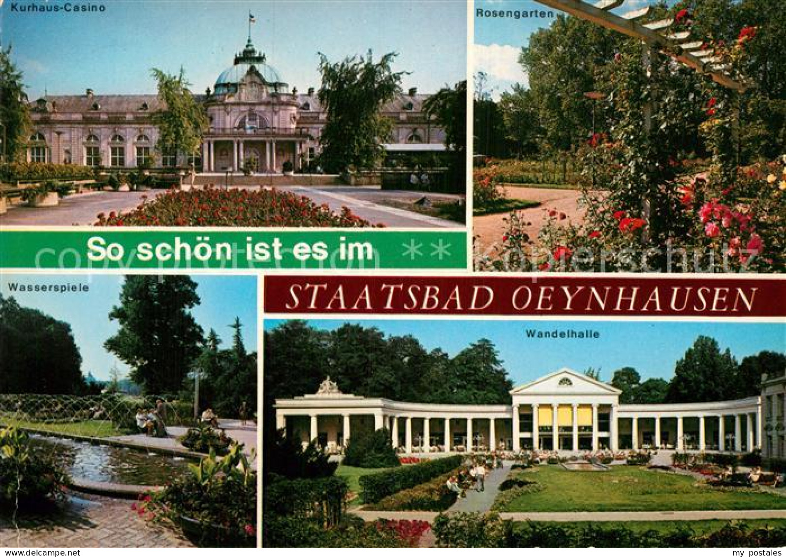 73020221 Bad Oeynhausen Rosengarten Kurhaus-Casino Wasserspiele Bad Oeynhausen - Bad Oeynhausen