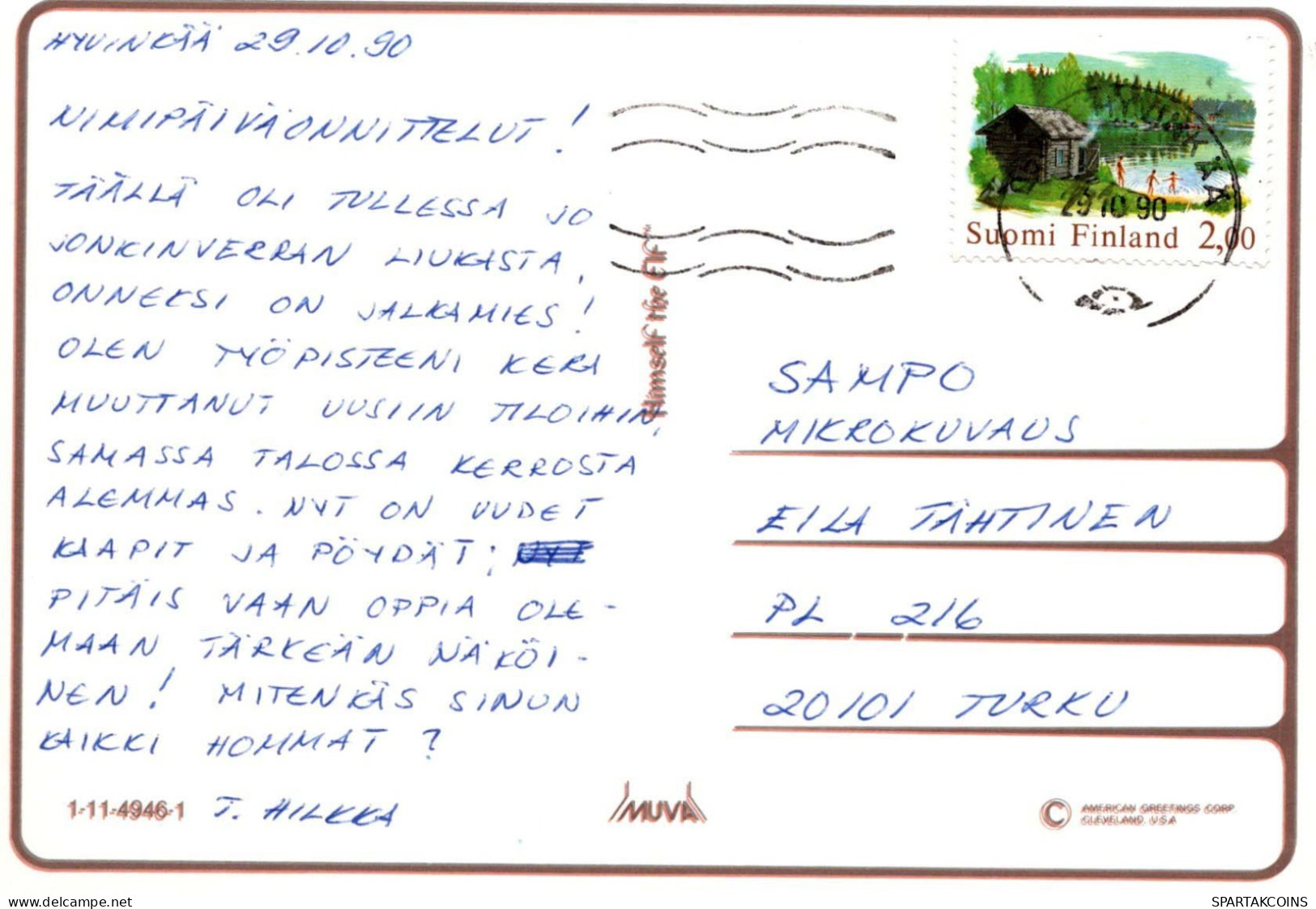 HUMOUR DESSIN ANIMÉ Vintage Carte Postale CPSM #PBV755.FR - Humor