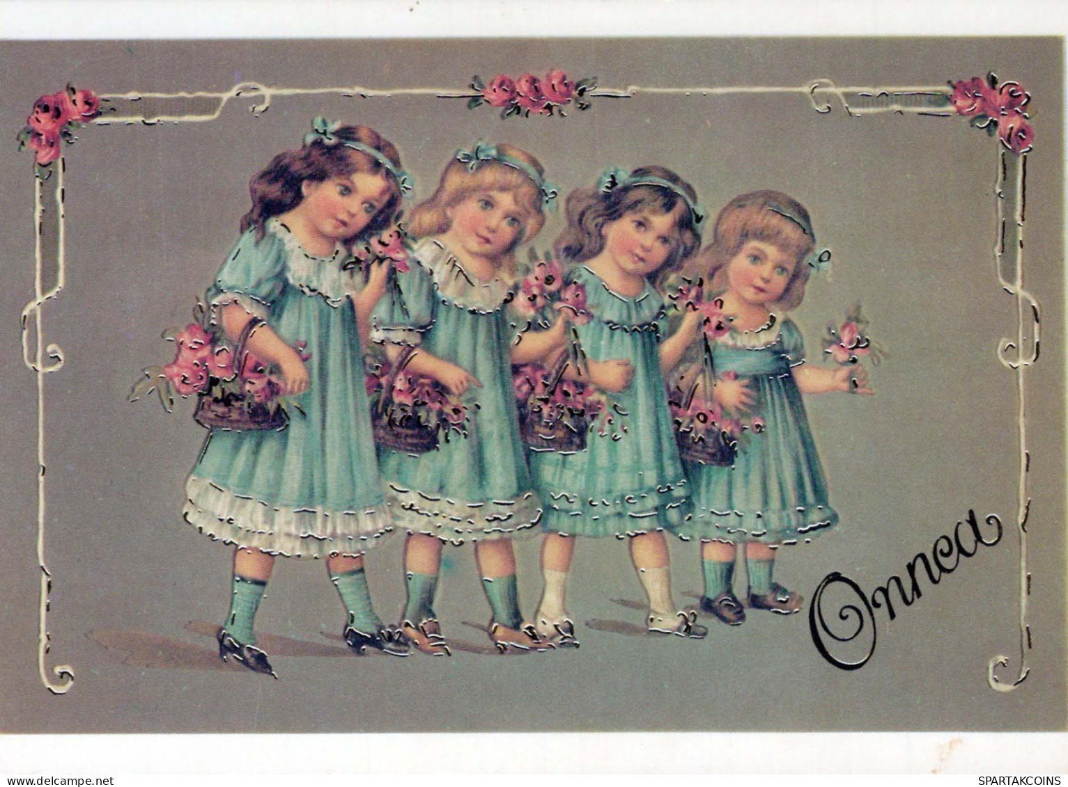 ENFANTS ENFANTS Scène S Paysages Vintage Carte Postale CPSM #PBU527.FR - Scènes & Paysages