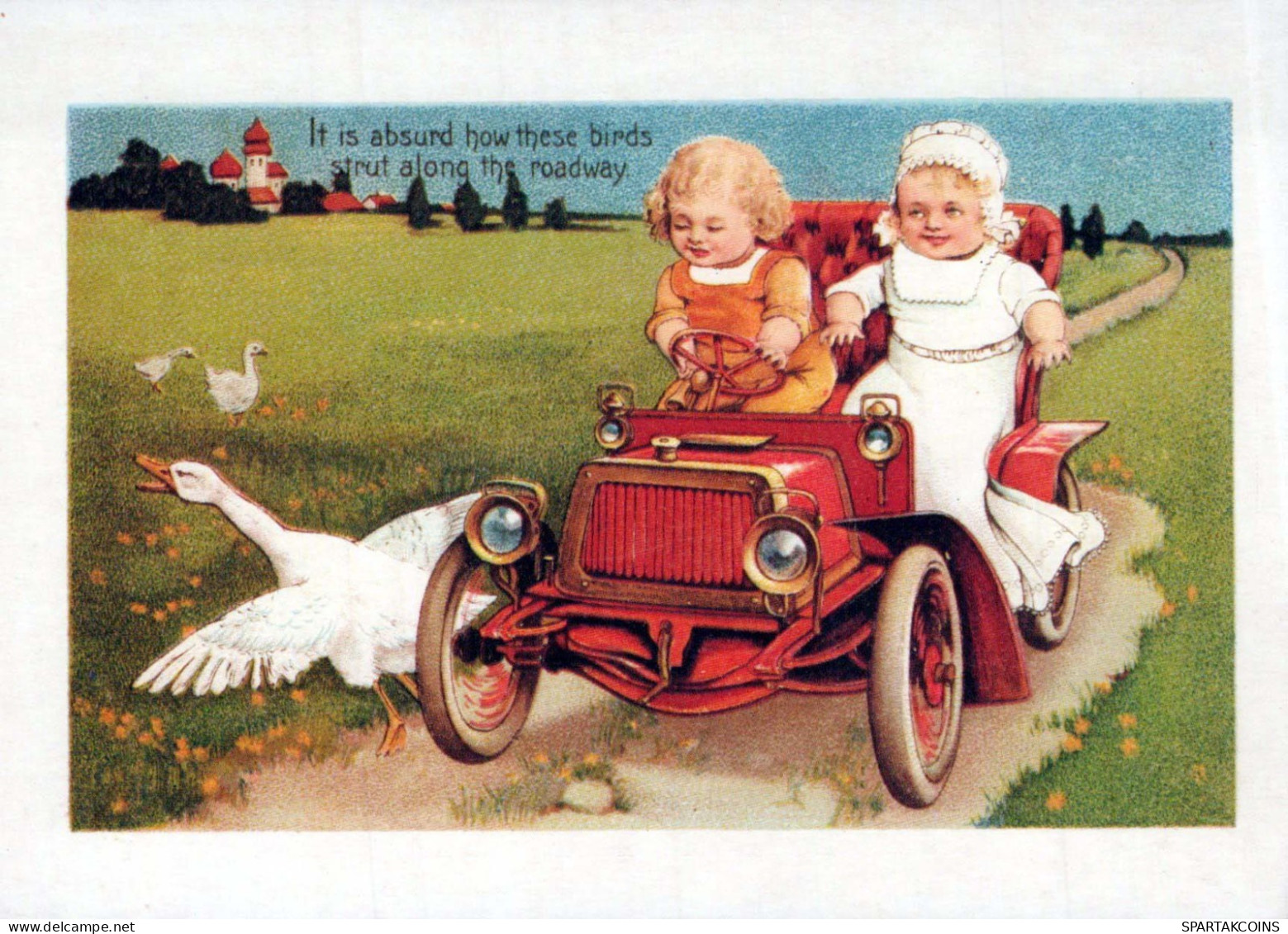 ENFANTS ENFANTS Scène S Paysages Vintage Carte Postale CPSM #PBU214.FR - Scenes & Landscapes