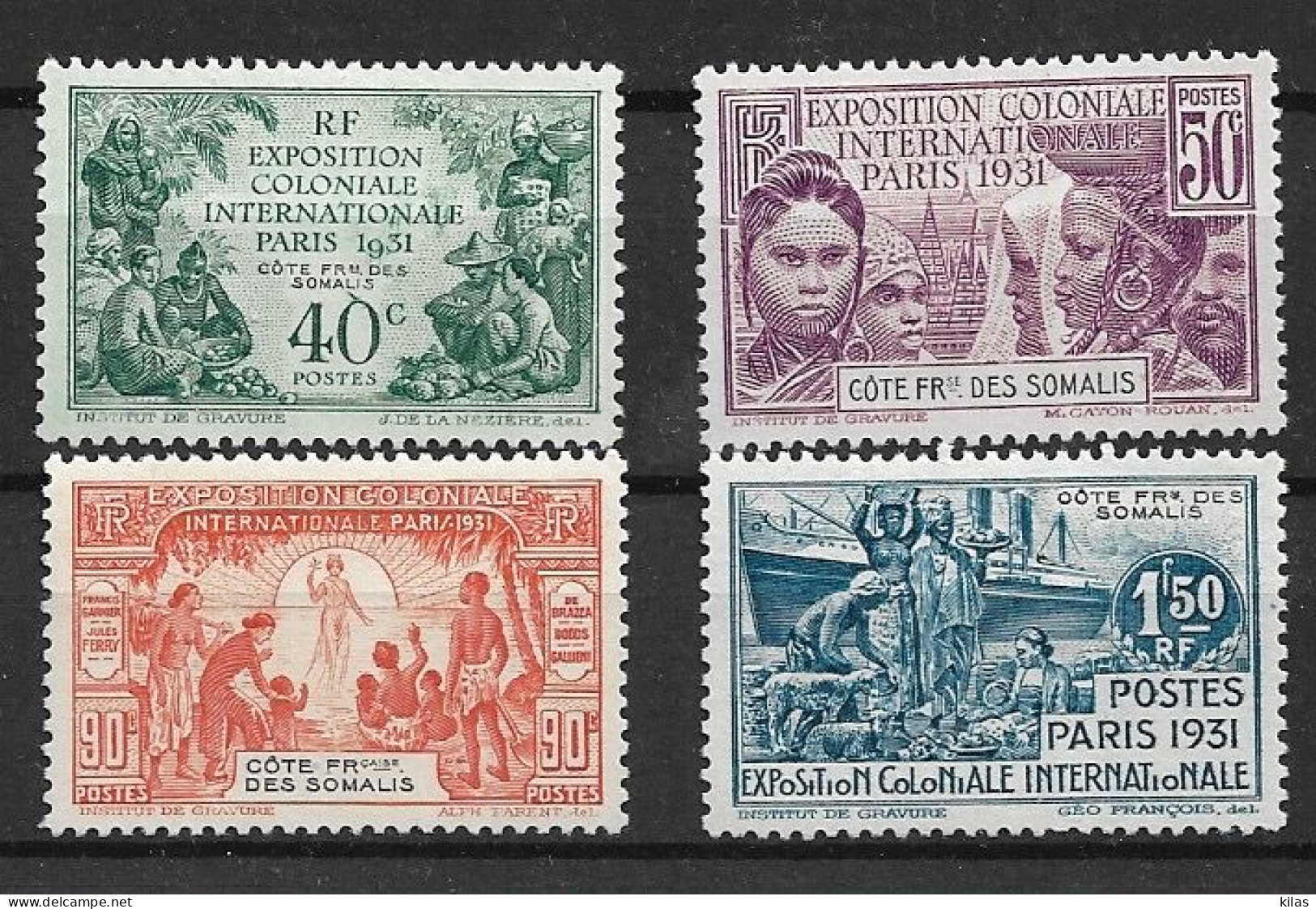 COTE DES SOMALIS 1931 Exposition Coloniale De Paris MNH - 1931 Exposition Coloniale De Paris