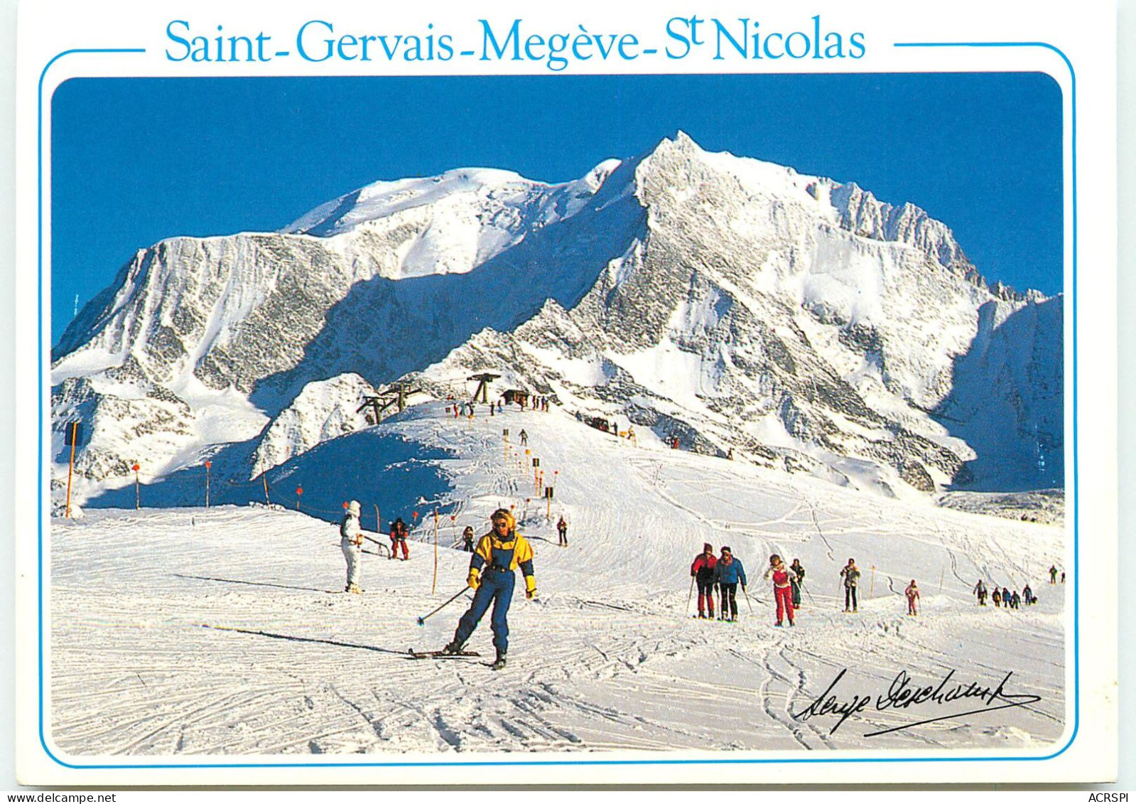 MEGEVE SAINT NICOLAS DE VEROCE La Jonction Des Trois Stations  RR 1297 - Saint-Gervais-les-Bains