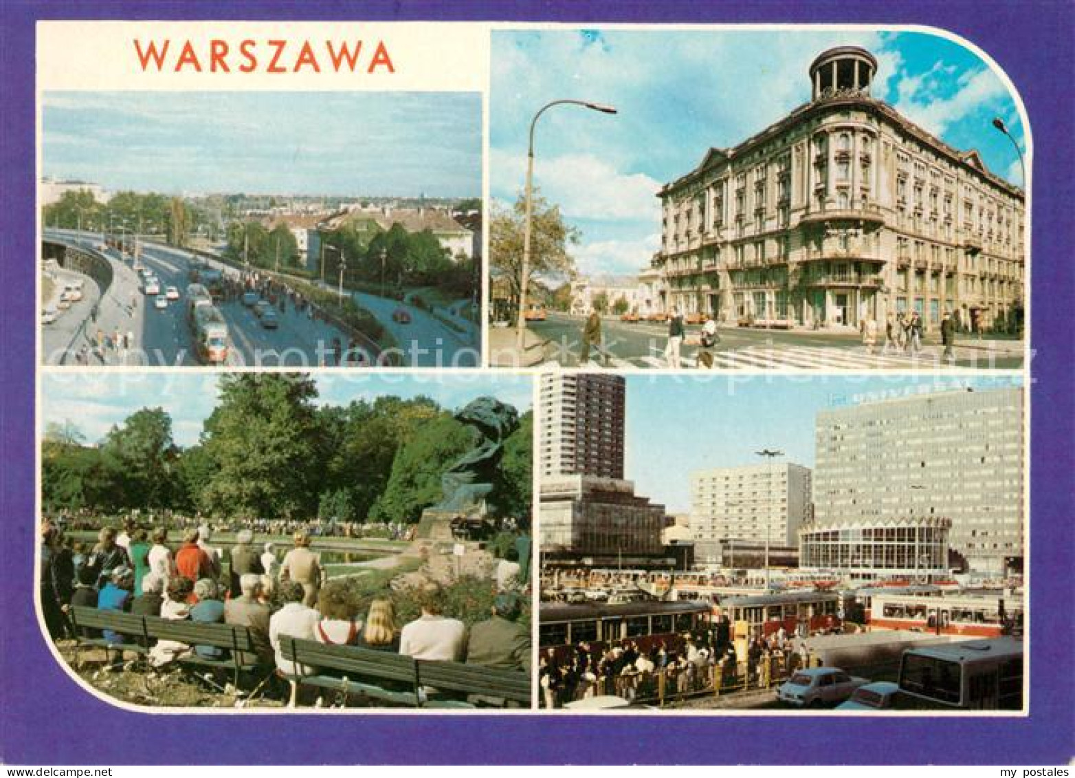 73020049 Warszawa Mariensztat Hotel Bristol Pomnik Fryderyka Chopin Skrzyzowanie - Polonia