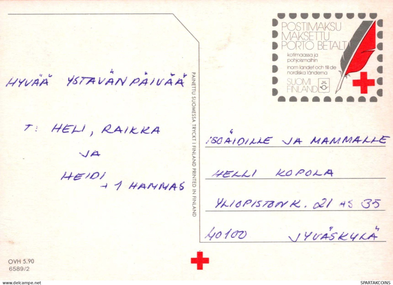 FLEURS Vintage Carte Postale CPSM #PAS200.FR - Flores