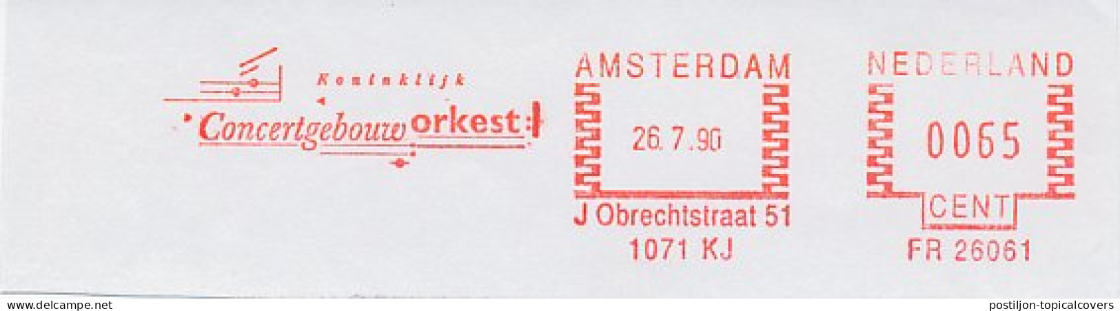Meter Cut Netherlands 1990 Royal Concert Hall Orchestra - Music