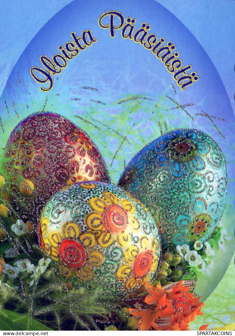 PASCUA HUEVO Vintage Tarjeta Postal CPSM #PAZ007.ES - Ostern