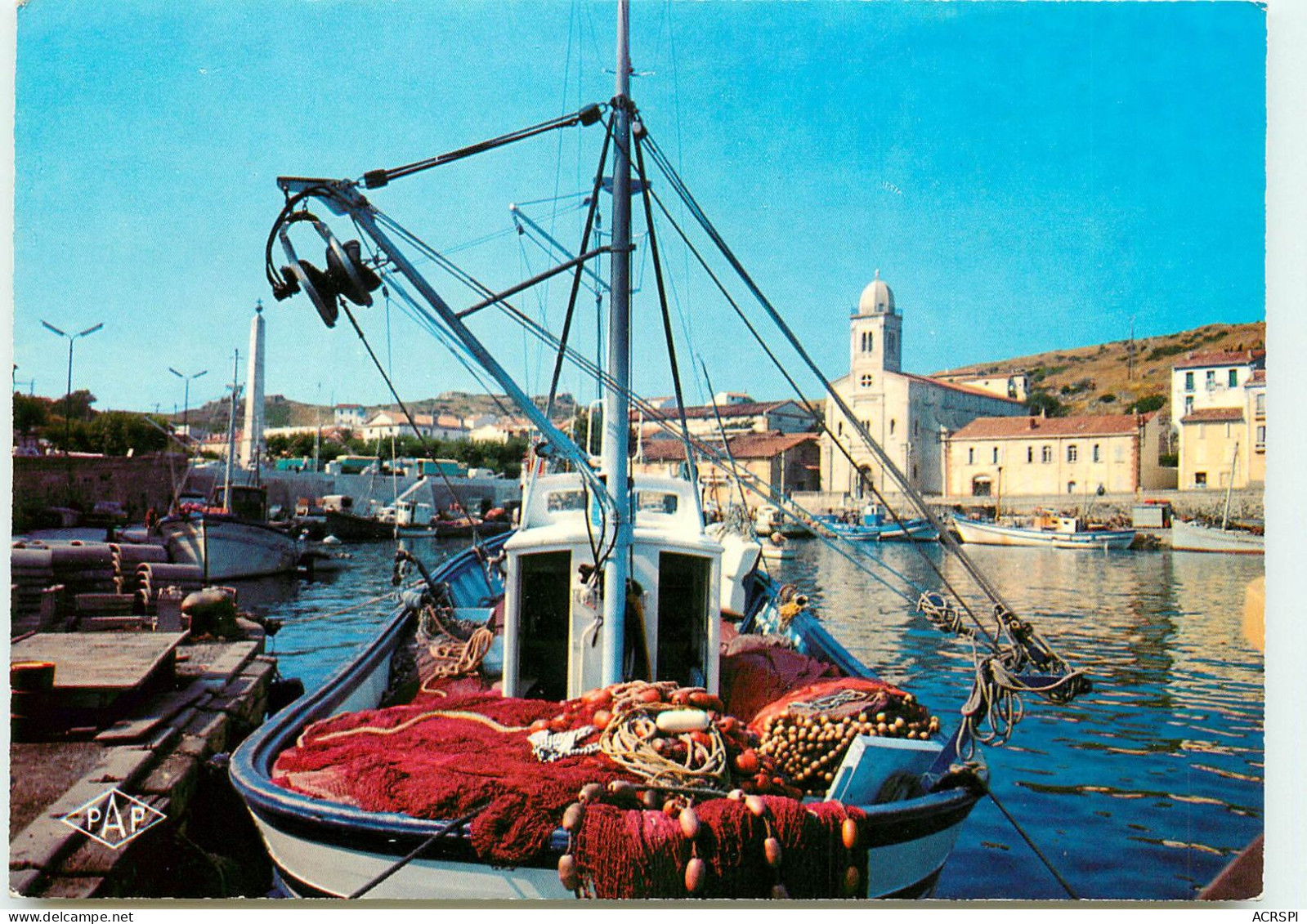 PORT VENDRES Le Port De Peche Et L'Obelisque RR 1283 - Port Vendres