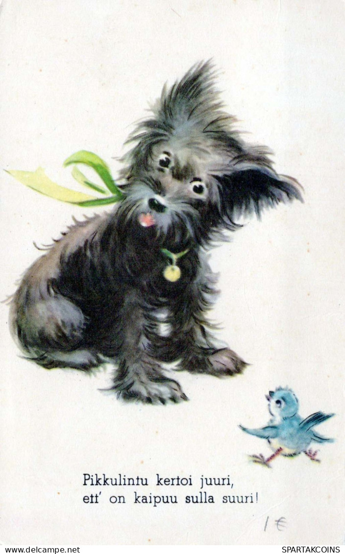 DOG Animals Vintage Postcard CPA #PKE786.GB - Honden